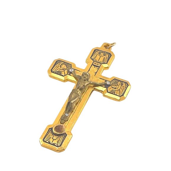 Vintage Via Crucis Evangelists Stations of the Cross Reliquary Crucifix • Roma I - Picture 6 of 9